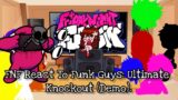 FNF React To Funk Guys: Ultimate Knockout (Demo)||ElenaYT (Birthday's Special).