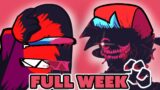 FRIDAY NIGHT FUNKIN' mod EVIL Boyfriend VS Red Impostor FULL WEEK (V4)