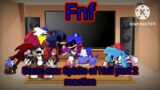 Fnf react to Sonic.exe: Spirits of Hell mod part 2! (Gacha club)
