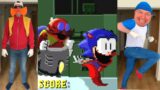 Friday Night Funkin Sonic 1 Speedrun vs Sonic the Hedgehog in real life |"Vs Eggman.."(Fun Games)FNF