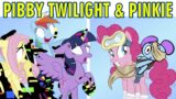 Friday Night Funkin VS My Little Pony Corrupted Pibby Defeat But Twilight And Pinkie Cover It