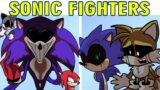 Friday Night Funkin VS The Fighters x Triple Trouble Sonic Exe Universe (FNF Mod HARD)