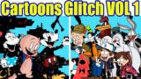 Friday Night Funkin' New VS Pibby Cartoons Glitch VOL 1 | Pibby X FNF Mod