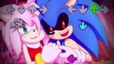 Friday Night Funkin' – Sonic.EXE and Amy Rose – Love Story (Animation Mods)