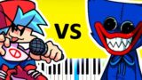 Friday Night Funkin' VS Huggy Wuggy Poppy Playtime   VERY EASY Piano tutorial