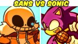 Friday Night Funkin' VS Indie Cross SANS VS SONIC – Real | Sonic-Sans Showdown (FNF MOD/Undertale)