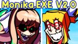 Friday Night Funkin': VS Monika.EXE V2.0 Update [Sonic.EXE V2.0 Doki Cover] FNF Mod