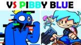 Friday Night Funkin' VS Pibby Nightmare Evil Blue Rainbow Friends