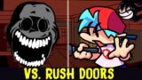 Friday Night Funkin': Vs. Rush A 1up Cartoon's Doors Song Full Week [FNF Mod/HARD/Roblox Doors]