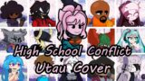 High School Conflict [HD Remix] but Every Turn a Different Character Sings – [UTAU Cover]