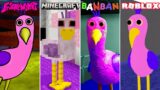 OPILA BIRD Of All Version – Garten Of Banban, Minecraft, Roblox, Friday night Funkin'