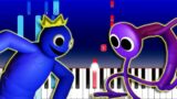 PURPLE & BLUE Song – Rainbow Friends FNF 3D MOD (Roblox)(Piano Tutorial)