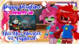 Poppy Playtime Reacts to  Choo Choo Charles vs. Cuphead | Gacha club | Fnf Mod ( Project Playtime )