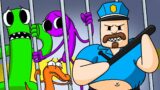 RAINBOW FRIENDS are TRAPPED in BARRY's PRISON?! (Cartoon Animation)