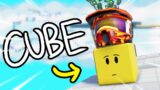 ROBLOX PghLFilms Turns Into a Cube in Cube Obby