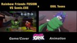 Rainbow Friends Fusion vs Sonic.EXE (Ep. 4) | GAME x FNF Animation Friends To Your End