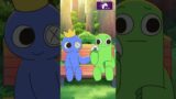Rainbow friends FNF Cute playing together #FNF #musicgames #rainbowfriends Credit: basjwi227