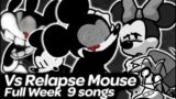 Vs Relapse Happy Mouse 9 songs | Friday Night Funkin'