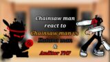 Chainsaw man react to Chainsaw man vs Katana man & Auditor FNF