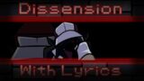 Dissension with Lyrics | Friday Night Funkin': Hypno's Lullaby with Lyrics