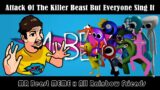 FNF Attack Of The Killer Beast But Everyone (All Rainbow Friends) Sings It | Roblox  x MR Beast MEME