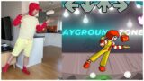 FNF Character Test  Gameplay VS Playground Ronald McDonald, Spinning Maxwell The Cat In Real Life