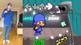 FNF Character Test Gameplay Vs Playground Pocoyo, RF White, Alphabet Lore N In Real Life