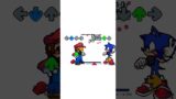 FNF: MARIO VS SONIC // OCCASIONAL RIVALRY #shorts