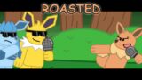 FNF Roasted But Speed, Lazuli and Eevee sing it (ES Cover) | Pokemon Animation