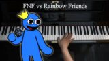 FNF vs Rainbow Friends – Friends To Your End – EASY Piano Tutorial