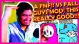 FRIDAY NIGHT FUNKIN VS FALL GUYS: ULTIMATE KNOCKOUT DEMO REACTION!!! FUNK GUYS FNF MOD.EXE HORROR!!!