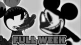 FRIDAY NIGHT FUNKIN' mod EVIL Boyfriend vs Mickey Mouse FULL WEEK