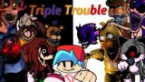 Fnf Triple Trouble !METAL VERSION! But The Withered Animatronics Sing It.