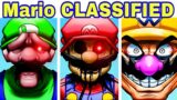 Friday Night Funkin’ Mario CLASSIFIED | Vs Mario Bros. + Wario (FNF Mod)
