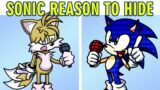 Friday Night Funkin VS Sonic.EXE Reason To Hide but with Voices and inst x Tails (FNF MOD HARD)