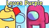 Friday Night Funkin': Everyone Loves Purple (Funks with Purple) FNF Mod/Among Us Animation