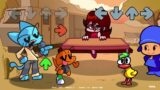 Friday Night Funkin' – Gumball & Darwin vs Pocoyo & Pato (Animation Mods)