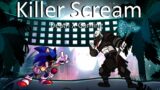 Friday Night Funkin' – Killer Scream But It's Sonic.EXE VS kratos (My Cover) FNF MODS