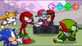 Friday Night Funkin' – Knuckles , Sonic , Tails (Vs. Flippy Fall Out) (Animation Mods)