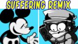 Friday Night Funkin' New Unknown Suffering Reanimated Remix, Mickey Mouse | Wednesday Infidelity
