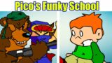 Friday Night Funkin' Pico's Funky School (FNF Mod/Pico's Funky School/Pico's School/Pico VS Bear DX)