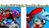 Friday Night Funkin' Sonic.EXE Triple Trouble Genesis / Sonic (FNF Mod/Pixel + Cover)