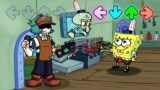 Friday Night Funkin' – Squidward and Garcello (Vs. SpongeBob) Krusty Karoling (Animation Mods)