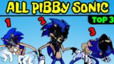 Friday Night Funkin' VS Pibby Sonic New vs Old vs Oldest | Come Learn With Pibby x FNF Mod