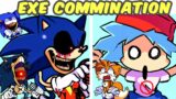Friday Night Funkin' VS Sonic EXE Commination VS Lord X VS Starved VS Too Slow (FNF MOD/Encore)