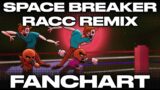 Friday Night Funkin'; Vs. Shaggy X Matt – Space Breaker Racc Remix Fanchart!