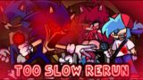 GORE WARNING | fnf vs sonic.exe | too slow rerun high effort(best version) | remake sonic showcase