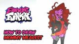 How to Draw FNF Mommy Mearest – Drawing FNF (Friday Night Funkin')