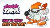 How to Draw FNF Ritz The Rat – Drawing FNF (Friday Night Funkin')