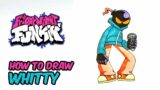 How to Draw FNF Whitty – Drawing FNF (Friday Night Funkin')